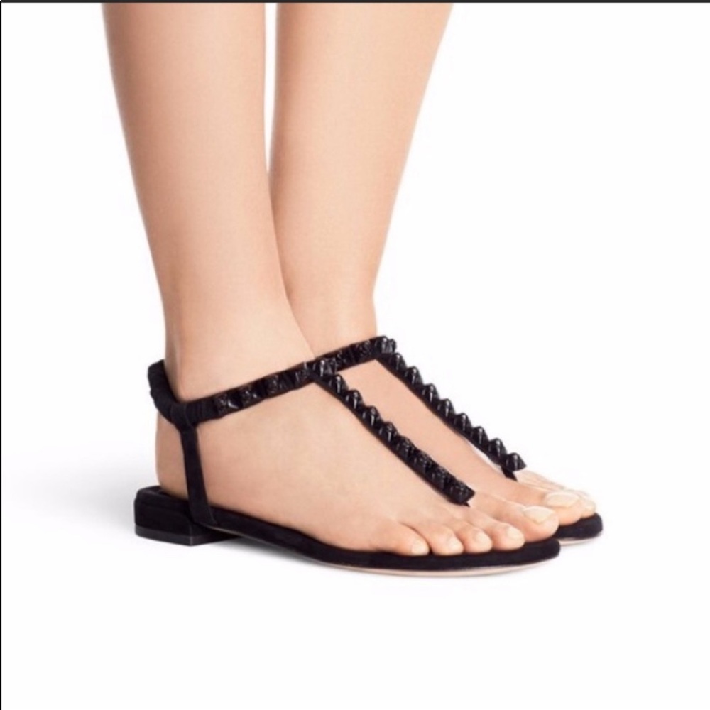 New never worn Stuart Weitzman Sandals in Black